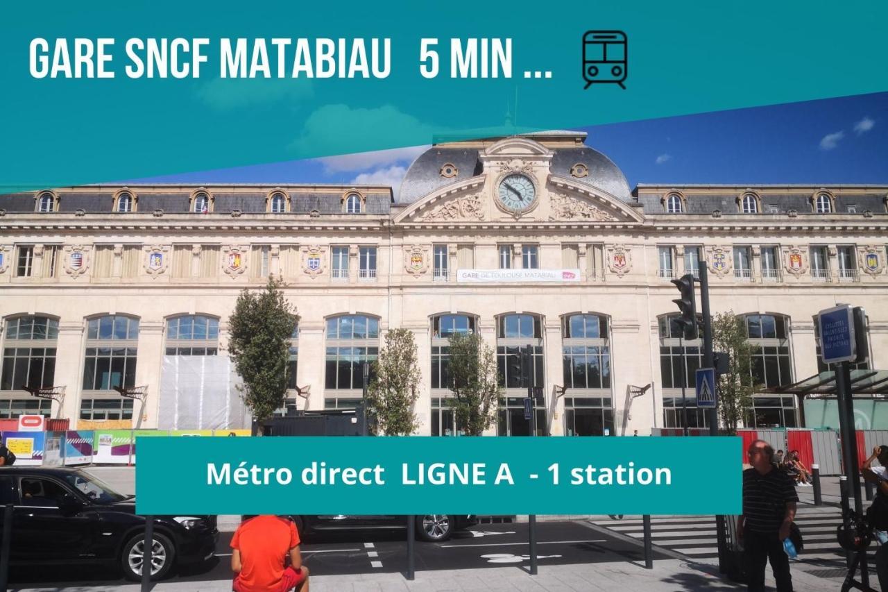 Le Jolimont - Toulousecozyflat Centre - Terrasse - Parking - Metro Lejlighed Eksteriør billede
