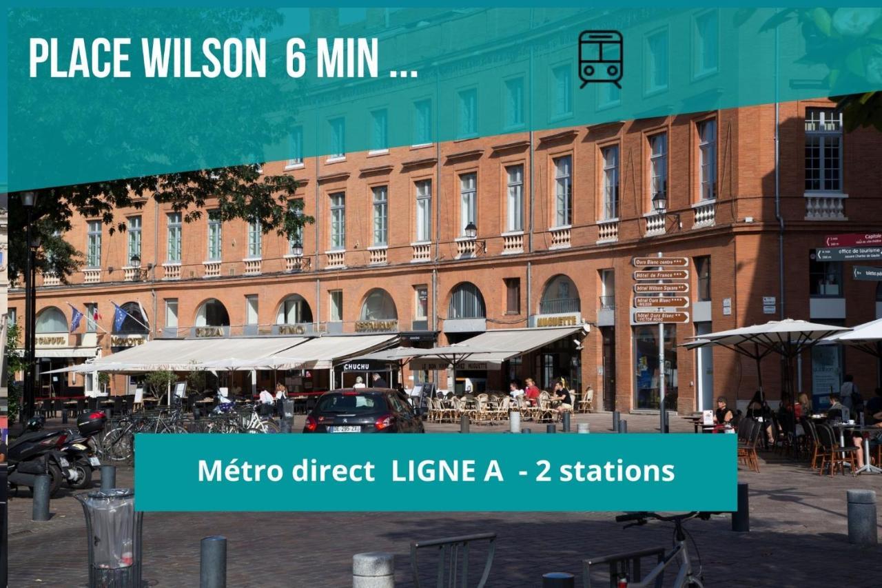 Le Jolimont - Toulousecozyflat Centre - Terrasse - Parking - Metro Lejlighed Eksteriør billede