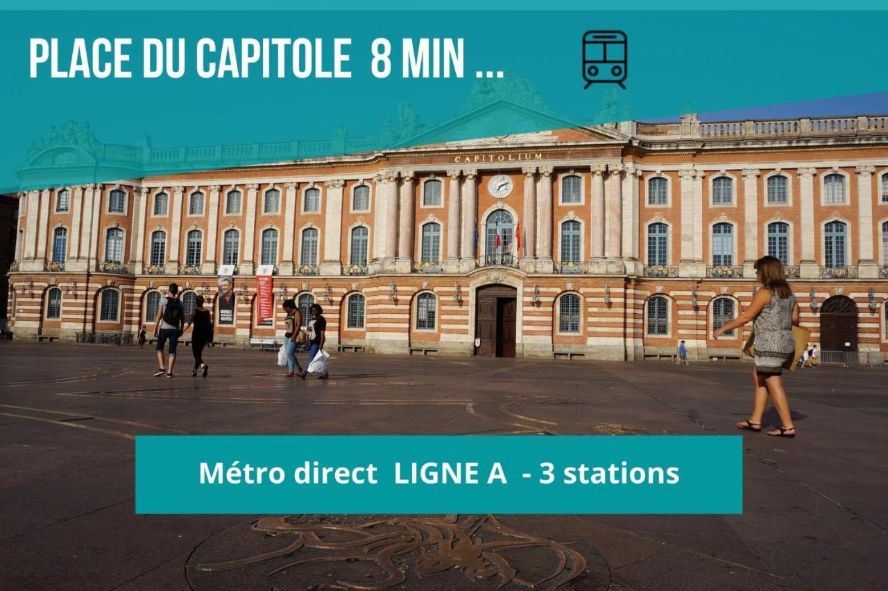 Le Jolimont - Toulousecozyflat Centre - Terrasse - Parking - Metro Lejlighed Eksteriør billede